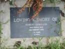 Robert (Bob) COX,
died 26 Feb 2003 aged 76 years;
Caboonbah Church Cemetery, Esk Shire