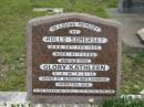 Rollo SOMERSET,
died 20 Feb 1936 aged 41 years;
Glory Kathleen, wife,
5-6-06 - 9-5-72,
ashes St Augustines Church, Hamilton, Qld;
Caboonbah Church Cemetery, Esk Shire