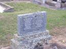 Soren Jensen LUND, 1866? - 1917,
Alvilda Theodora LUND, 1884 - 1942;
Caffey Cemetery, Gatton Shire
