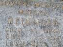 Matilda REDINGER,
born 23-1-1920,
died 5-6-1984,
wife of Edward;
Caffey Cemetery, Gatton Shire
