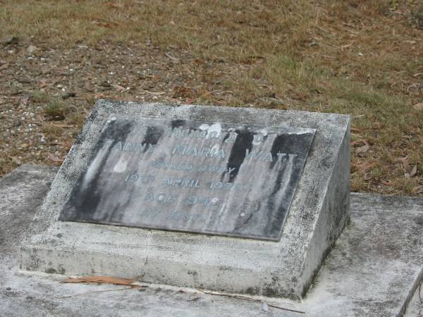 Fanny Maria Watt - 19 Apr 1979 aged 94  | Chapel Hill Uniting Church (formerly Methodist) - Brisbane  | 