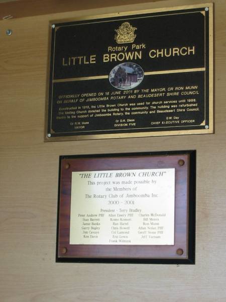 Little Brown Church (formerly Uniting), Jimboomba, Beaudesert Shire  | 