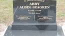 Abby Albin SEAGREN
b: 28-Jul-1920
d: 17-Feb-1998
father, father-in-law of Ross SEAGREN, Jan PAGE
husband of Prances
Father of Albin and Melissa SEAGREN
Cooktown Cemetery