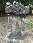 Solomon LYON
d: 15 Sep 1875 (A.M. 5635) aged 47
The Hebrew year A.M. 5635 corresponds with 1875 A.D. "A.M." means "anno mundi", i.e. the year of the world.
Cooktown Cemetery