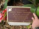 David John GRENNAN
b: 29 May 1938
d: 17 Jul 2006
husband of Rae
FatherGrandfather of Kim, Steve, Jane, Sue
Diddillibah Cemetery, Maroochy Shire