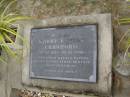 (Robbie) Harry Robert CRAWFOWD
b: 22 Feb 1952
d: 6 Mar 2006
son of Harry and Daphne
Diddillibah Cemetery, Maroochy Shire