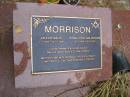 Valerie Mavis MORRISON
b: 1 Jul 1925
d: 13 Nov 2005
Ronald William Andrew MORRISON
b: 8 Mar 1925
d: 30 Sep 2007
parents of Errol, Carolyn
Diddillibah Cemetery, Maroochy Shire