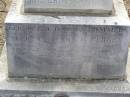 Christlieb PRIEBE,
born 23 March 1832? (1852?) in Pommern,
died 25 August 1898 in Bergen;
Friederike PRIEBE,
born 4 Dec 1849 in Pommern,
died 4 June 1912 in Bergen;
Douglas Lutheran cemetery, Crows Nest Shire