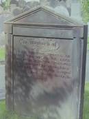 Sarah THOMSON
d: 30 Sep 1854 aged 40
spouse of James Wright Joiner LOCK
his daughter
Margaret (LOCK)
d: 1836 aged 6 at Glasgow
Sarah
d: 10 May 1843 aged 2
Cemetery of Dryfesdale Parish Church, Lockerbie, Dumfriesshire, Scotland