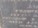 Grave of Mary COSTELLO,
Frances Mary GALE,
& James Henry GALE,
Old Dubbo cemetery,
New South Wales