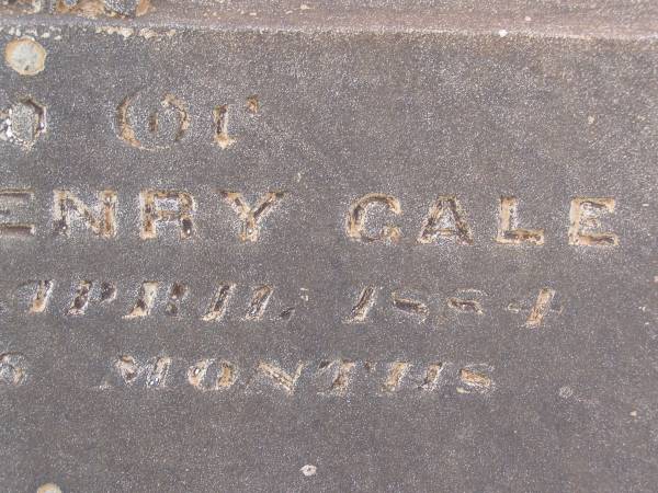 Grave of Mary COSTELLO,  | Frances Mary GALE,  | & James Henry GALE,  | Old Dubbo cemetery,  | New South Wales  | 