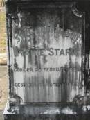 Marie STARK
geb: 20 Feb 1864, gest: 21 Aug 1896
Eagleby Cemetery, Gold Coast City