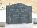 Frederich W HERSE
b: 1876, d: 1935
Minna E HERSE
b: 1881, d: 1939
Eagleby Cemetery, Gold Coast City