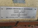 James Frederick MENDHAM,
5523 - 4597,
wife Isabel;
St Lukes Anglican Church, Ekibin, Brisbane