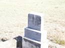 M.J. BENTICK,
11 April 1884 - 1 Oct 1917;
Forest Hill Cemetery, Laidley Shire