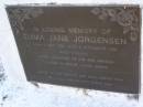 Emma Jane JORGENSEN,
born 9 May 1979 died 8 Sept 1988 aged 9 years,
daughter of Kim & Amanda,
sister of Sarah, Lloyd, Aneka;
Gheerulla cemetery, Maroochy Shire