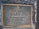 William (Bill) ENGELS,
died 20 Oct 1955 aged 81 years,
placed by HASSALL family;
Gheerulla cemetery, Maroochy Shire