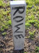 ROWE, HA-01-24;
Gheerulla cemetery, Maroochy Shire