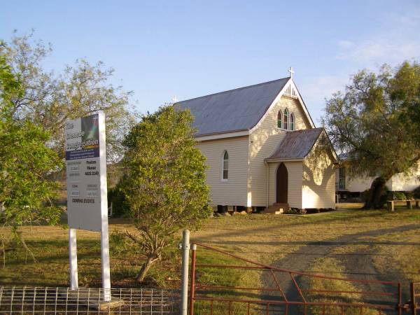 Glencoe Bethlehem Lutheran church;  | Glencoe Bethlehem Lutheran cemetery, Rosalie Shire  | 