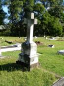 Mary Alice HANNAFIN,
died 28 Feb 1923 aged 56 years,
erected by husband & family;
Michael HANNAFIN, father,
died 7 July 1950 aged 87 years,
remembered Kathleen;
Gleneagle Catholic cemetery, Beaudesert Shire