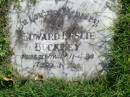 Edward Leslie BUCKLEY,
died 11-4-84 aged 31 years;
Gleneagle Catholic cemetery, Beaudesert Shire