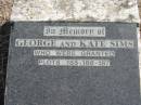 George and Kate SIMS
(who were granted plots 185-186-187)
Gods Acre cemetery, Archerfield, Brisbane