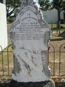 Eliza Benn
(2nd daughter of) Thomas and Mary GRENIER
17 Jun 1875 aged 37
Gods Acre cemetery, Archerfield, Brisbane