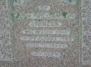 John Williamson SPENCER,
died 9? Aug 1933 aged 75 years;
Goomeri cemetery, Kilkivan Shire