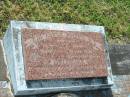 Sidney DELEMARE,
father,
21-10-1896 - 26-7-1961;
Jessie Agnes DELEMARE (nee LOBEGEIER),
mother,
16-2-1903 - 6-8-1978;
Goomeri cemetery, Kilkivan Shire