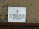 
Benjamin PRIOR
8 Aug 1995, aged 20
Saint Augustines Anglican Church, Hamilton

