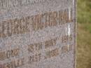 Albert George Victor HALL
b: Nambour 18 May 1916
d: Harrisville 21 Jun 1981
Harrisville Cemetery - Scenic Rim Regional Council