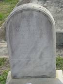 Mary VERDON
d: 29 Jul 1907, aged 78
Harrisville Cemetery - Scenic Rim Regional Council