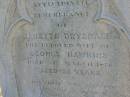 Janetta Drysdale (HAWKINS)
(wife of George HAWKINS
d: 21 Mar 1876, aged 35
Harrisville Cemetery - Scenic Rim Regional Council