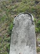 Agnes SHANKS
d: 10 Aug 1872, aged 47
John SHANKS
(?? of the above)
d: 2 May 188? in his 93 year
Harrisville Cemetery - Scenic Rim Regional Council