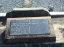 Valentine J BAYLISS (Val)
d: 14 Feb 1983, aged 66
Harrisville Cemetery - Scenic Rim Regional Council