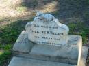 Therese M. TILLACK, born 15 May 1900 died 23 August 1905;
St Pauls Lutheran Cemetery, Hatton Vale, Laidley Shire