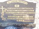 Patrick Joseph CONNOLE, husband father,
died 20 April 1963 aged 64 years;
Margaret Jane CONNOLE, mother,
died 4 Nov 1973 age 74 years;
Helidon Catholic cemetery, Gatton Shire
