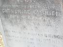 John OBRIEN,
husband of Catherine OBRIEN,
native of Co Clare Ireland,
died 2 Feb 1891 aged 60 years;
Catherine OBRIEN, wife,
died 19 Oct 1918 aged 71 years;
Bridget, daughter,
wife of M. OBRIEN,
died 9 July 1919 aged 22? years;
Helidon Catholic cemetery, Gatton Shire