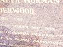 Father Ralph Norman UNDERWOOD,
1921 - 1988,
parish priest of Helidon 1960 - 1988;
Helidon Catholic cemetery, Gatton Shire