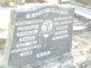 Francis QUADE, husband father,
1874 - 1945;
John, infant son;
Annie QUADE, wife mother,
1877 - 1961;
Helidon Catholic cemetery, Gatton Shire