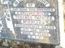Terence Patrick MCERLEAN,
son brother brother-in-law,
accidentally killed 17 Jan 1953 aged 21 years;
Helidon Catholic cemetery, Gatton Shire