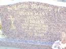 Eileen Mary (Aunt) OBRIEN,
born 19 July 1906 died 25 July 2002 aged 96 years;
Helidon Catholic cemetery, Gatton Shire
