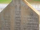 Mathilda HARTWIG,
born 23 March 1840 Pommern Germany,
died 13 Aug 1913 aged 73 years;
Highfields Baptist cemetery, Crows Nest Shire