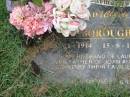 Raymond? (Claude) BILSBOROUGH,
28?-11-1914 - 15-6-1997,
husband of Laura,
father of Joan & June;
Howard cemetery, City of Hervey Bay