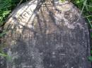 Johan THRAN?,
died 2 ???;
HoyaBoonah Baptist Cemetery, Boonah Shire
(probably) Joseph Henselin died 23 May 1896, born 6 December 1873, he is the son of Christian FG Henselin and Marie DW Litzow