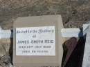James Smith REID,
died 28 July 1920 aged 58 years;
Jondaryan cemetery, Jondaryan Shire