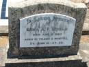 Emma A.F. SCHULZ,
died 5 Aug 1960 aged 81 years 6 months;
Kalbar General Cemetery, Boonah Shire