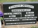 Leslie William (Bill) SHIPPERLEY,
died 10 June 1989 aged 73 years;
Olive Delors SHIPPERLEY,
died 21 Nov 2003 aged 79 years;
Kalbar General Cemetery, Boonah Shire