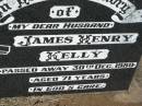James Henry KELLY, husband,
died 30 Dec 1980 aged 71 years;
Kalbar General Cemetery, Boonah Shire