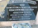 Stella Myrle SCHELBACH, wife mother,
died 14 March 1965 aged 30 years;
Kalbar General Cemetery, Boonah Shire